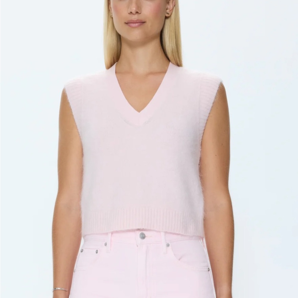 Pistola MAXINE SWEATER VEST - BLUSH